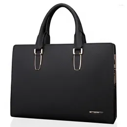 Briefcases 2023 Genuine Leather Handbags Men Secret Key Brand Fashion Men's Crossbody Bags High Quality Male Messenger