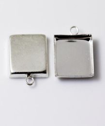 Beadsnice square bezel blank pendant brass cabochon settings handmade jewelry accessories whole gift item 8237454