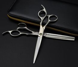 Hair Scissors Professional Japan 440c Steel 65 3939 Cut Scissor Matte Cutting Barber Haircut Thinning Shears Hairdresser Sc1752598