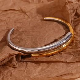 Bangle Waterproof Personalized Steel Bracelet Gold Plated Bangles Fine Jewelry Accessories Jewellery Women