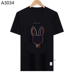 Psychos Bunnys Summer Casual T Shirt Mens Womens Skeleton Rabbit 2024 New Design Multi Style Men Shirt Fashion Designer Tshirt Couple Short Boss Polo 231