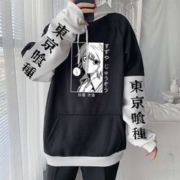 Japan Anime Juuzou Suzuya Tokyo Ghoul Hoodies Long Sleeve Men Women Kawaii Cute Boy Graphic Manga Haruku Hooded Sweatshirts