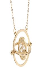 Film Gold Plated Harry Jewellery Potter Time Turner Hourglass Necklace30733712057442