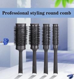 Hair Brushes Cylindrical Comb Professional Styling 4piece Mane Thermal Air Aluminum Tube Ceramic Rolling6706725