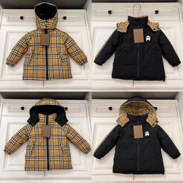 Coat boy coat jacket brown Colour fashion baby boys winter warm coats cotton material youth boys clothing sets England style 100160 cm