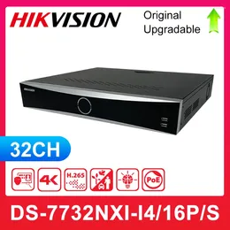 Hikvision DS-7732NXI-I4/16P/S Original English Version 32-ch 1U 16 POE AcuSense 4K NVR Up To 4-ch Perimeter Protection