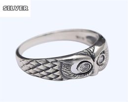 Vintage 925 Silver Mini Owl Rings Chic Women Rings US Ring Size 6 7 8 9 10 for Women Mother039s Day Gift Jewelry211M2330826
