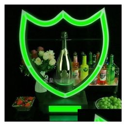 Ice Buckets And Coolers Led Rechargeable Dom Perignon Bottle Presenter Champagne Glorifier Display Cocktail Wine Whisky Case For Night Otio5