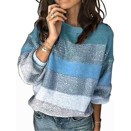 2020 Winter New Amazon Hot Selling Combination Personalised Fashion Large Size Pullover Sparkling Sweaters and Knitwear Wholesale