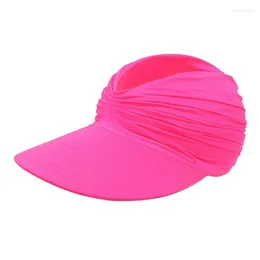 Keychains Summer Beach Hat Big Visor Sun Hats For Women Outdoor UV Protection Top Empty Sport Baseball Cap