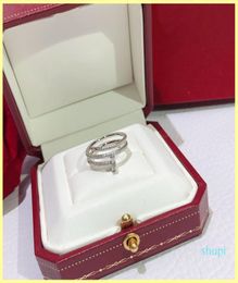 Luxury Designer Ring Jewellery Nail Diamond Rings no Box Engagements For Women Mens Love Ring C Gold Rings Necklaces 925 Sterling Si8689035