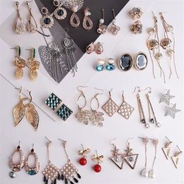 10Pairs lot Mix Style Fashion Stud Earrings Nail For Gift Craft Jewellery Earring EW050 2046