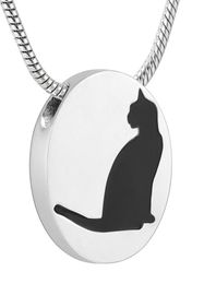 IJD10735 My Loving Cat Laser Round Cremation Jewellery Hold Animal Ashes Keepsake Jewellery Stainless Steel Cremation Pendant for Pets8415199