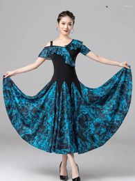 Stage Wear X2169 Modern Dance Dress Ballroom Dancer Costumes Latin Suit Waltz Swing Performance