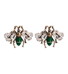 Retro Rhinestone Bee Earring for Women Insect Bee Stud Earring Fashion Jewelry Accessories Gift for Love1882055