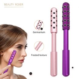 Germanium Beauty Bar Face Massage Roller Face Lift Massage Stick Anti Wrinkle Massager Skin Care Beauty tools 231225