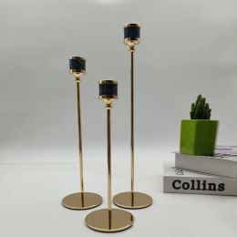 Metal Candle Holders Brief Candlestick Fashion Wedding Candle Stand Exquisite Table Home Decor
