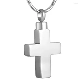 Pendant Necklaces IJD9110 High Quality Stainless Steel Cremation Jewelry Gold Black Rose Silver 4 Colors Bible Cross Necklace