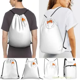 Shopping Bags Men Waterproof Purpose Drawstring Backpack Calcifer Women Outdoor Travel Backpacks Gym Training Swimming Fitness Bag