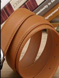 2021 Fashion Belts Men Women Belt Big Gold Buckle Genuine Leather Classical Tim Ceinture 38cm width AAA77 no box3777366