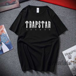 2022 Mens Trapstar t Shirt Designer Men Women Hip Hop Top New Print T-shirt Summer Fashion Black Sportswear Brand Sweatshirt Clothing Polo R3YS