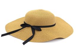 summer straw hat whole women cowboy hats panama hats outdoor sports caps wide brim hat4056314