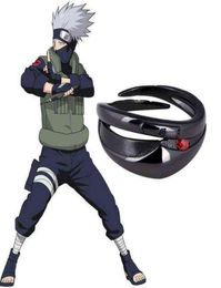 Gioielli Anime Hatake Kakashi Anello maschera regolabile in argento sterling 925 Accessorio cosplay per uomo Anelli per dito Regali di compleanno di Natale H3053453