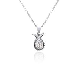 Pendant Necklaces Cute Silver Plated Fruit Pineapple Pendants Lovely Sweet Style Jewellery Choker For Women Party Gifts8397731