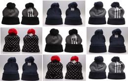 2021 New Fashion Sports Knit Hats Winter Warm Cold Weather Hat Men039s Women039s Embroidered Beanie Sport Cap 1392828