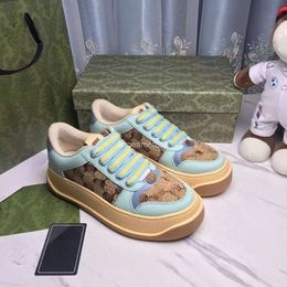 Couple Designer Shoes Screener Mac80s Colored Sneaker Trainer Flower g Family Bread Old Women's 2023 Tall New Thick Sole 8H83