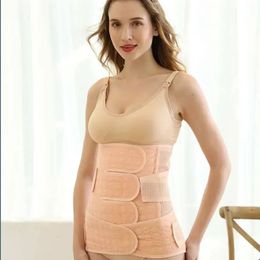 Waist Trainer Body Maternity Postpartum Belt Bandage Slimming Corset Corset Shaper Shapewear White Pink Green 231226