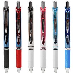 6pcs Pentel BLN75 EnerGel Series Quickdrying Gel Ink Pens 05mm NeedlePoint Press Type Neutral Pen Smooth Writing Supplies 231225