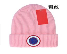 Winter Beanie Men Women Woollen Hat Leisure Knitting Beanies Parka Head Cover Cap3943279