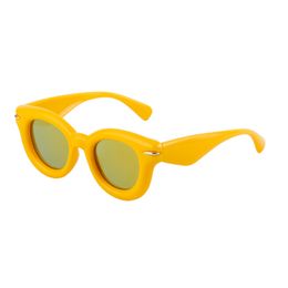 Plump Style Fashion Street Sun Glasses Round Fleshy Frame Novelty Trendy Sunglasses