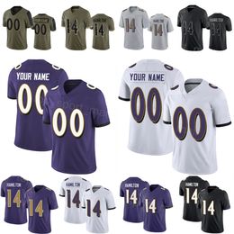 Men Women Youth Football 34 Keaton Mitchell Jersey 15 Nelson Agholor 14 Kyle Hamilton 21 Brandon Stephens 26 Geno Stone 92 Justin Madubuike Stitched Team Uniform