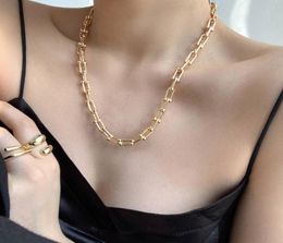 High Quality Creative U lOCK Chain Necklace for Girl Women bracelets earrings Jewellery set Fashion Nice Jewellery Necklaces Accessori6445215