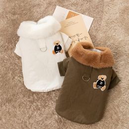 Dog Apparel Puppy Sweater Autumn Winter Cat Fashion Desinger Clothes Pet Cartoon Jacket Small Warm Cardigan Chihuahua Poodle Maltese