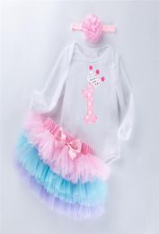 Girl039s Dresses Baby Girl First Birthday Outfit 1 Year Little Dress Clothing Child Summer Clothes Infant Christening Xmas Suit7065295