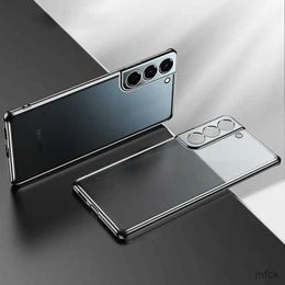 Cell Phone Cases 53 33 Luxury Plating Clear Case For A53 A33 5g A52 A32 S21 Ultra Plus Transparent Silicone Cover