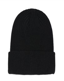 New France fashion beanies hats bonnet winter beanie knitted wool hat plus velvet cap skullies Thicker mask Fringe hats man8289129