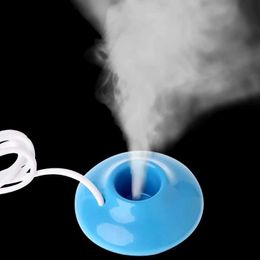 Humidifiers Portable Mini UFO Negative Ion Humidifier USB Air Humidifier Purifier Aroma Diffuser Steam for Home Purifier Diffuser SteamL231226