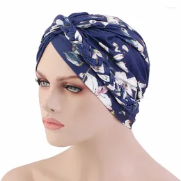 Ethnic Clothing Bohemian Print Women Muslim Hijab Braid Bonnet Chemo Cap Femme Cancer Hair Loss Hat Beanie Headwear Scarf Head Wrap