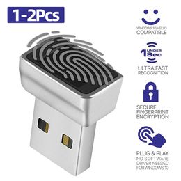 USB Fingerprint Reader Module for Windows 7 8 10 11 Hello Biometric Scanner Padlock Laptops PC Unlock 231226