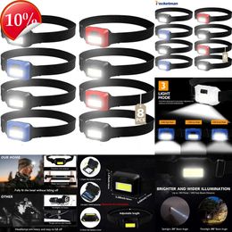 New Headlamps 8 Pack Led Headlamp Flashlight Flood Light Ultra Bright Head Lamp Waterproof Headlight for Running Camping Accessories