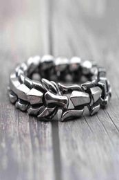 Punk Stainless Steel Chain Dragon Bracelet Black Gold Silver Colour Men Armband Hip Hop Street Braclet For Male Jewellery Homme6459514