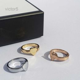 Сделано в Италии Оригинальное фирменное кольцо с гравировкой G в форме сердца, золото 18 карат, серебро, роза, титан, стальные кольца с буквами, женские и мужские дизайнерские кольца для влюбленных, свадебные украшения, женские подарки s 540X