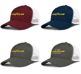 Goodyear mens and women adjustable trucker meshcap custom fashion baseball personalized classic baseballhats tires logo goodyear t6607248