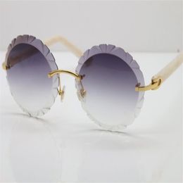 Fashion Accessories 18k Gold Sunglasses Oval Lens New Plank Mix Metal Sun Glasses Rimless T8200761 Vintage glasses Eyeglasses 239P