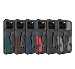 Heavy Duty Multifunction Phone Cases For iPhone 14 13 12 11 Pro Max XR XS X 8 7 6 Plus Shockproof Belt Clip Cover D12556540