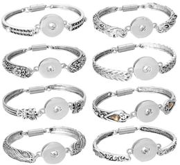 Charm Bracelets Snap Button Jewellery Magnetic Bracelet For Women 18mm Buttons Interchangeable Bangles2809010